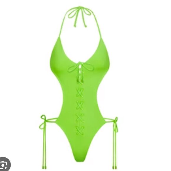 NWT skims Swim lace up monokini L - Picture 2 of 5